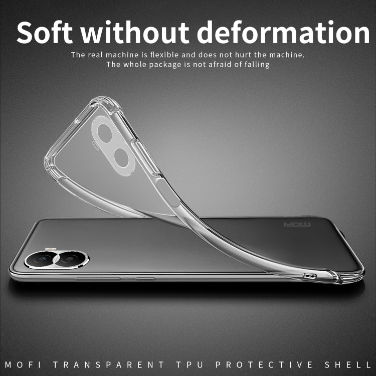 For Honor X40i MOFI Ming Series Ultra-thin TPU Phone Case(Transparent) - Honor Cases by MOFI | Online Shopping South Africa | PMC Jewellery