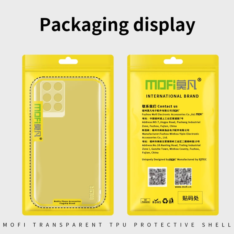 For vivo T2X MOFI Ming Series Ultra-thin TPU Phone Case(Transparent) - vivo Cases by MOFI | Online Shopping South Africa | PMC Jewellery