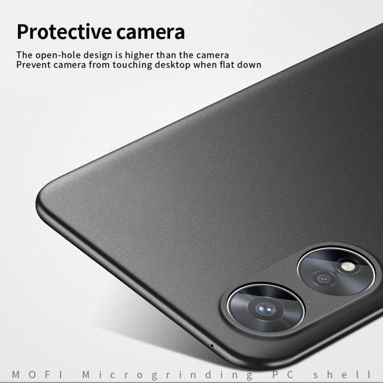 For OPPO A97 5G MOFI Frosted PC Ultra-thin Hard Phone Case(Gray) - OPPO Cases by MOFI | Online Shopping South Africa | PMC TechLife