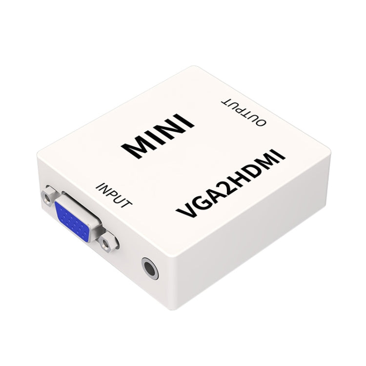 JSM Mini Size HD 1080P VGA to HDMI Scaler Box Audio Video Digital Converter Adapter - Adapter by PMC Jewellery | Online Shopping South Africa | PMC Jewellery | Buy Now Pay Later Mobicred