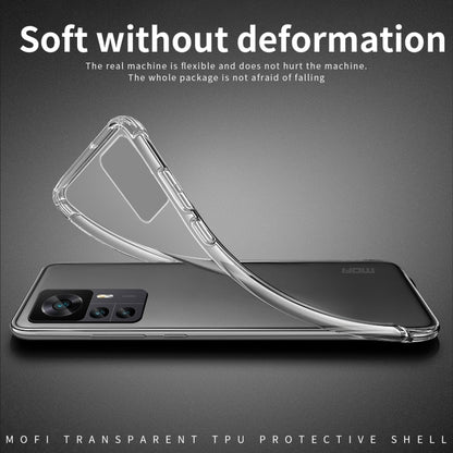 For Xiaomi 12T / 12T Pro MOFI Ming Series Ultra-thin TPU Phone Case(Transparent) - Xiaomi Cases by MOFI | Online Shopping South Africa | PMC Jewellery