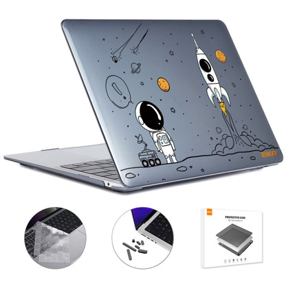 For MacBook Pro 16.2 A2485/A2880 2023 ENKAY Hat-Prince 3 in 1 Spaceman Pattern Laotop Protective Crystal Case with TPU Keyboard Film / Anti-dust Plugs, Version:EU(Spaceman No.1) - MacBook Pro Cases by ENKAY | Online Shopping South Africa | PMC Jewellery | Buy Now Pay Later Mobicred