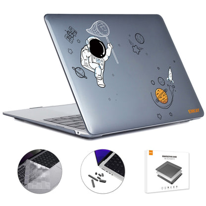 For MacBook Pro 16.2 A2485/A2880 2023 ENKAY Hat-Prince 3 in 1 Spaceman Pattern Laotop Protective Crystal Case with TPU Keyboard Film / Anti-dust Plugs, Version:EU(Spaceman No.2) - MacBook Pro Cases by ENKAY | Online Shopping South Africa | PMC Jewellery | Buy Now Pay Later Mobicred