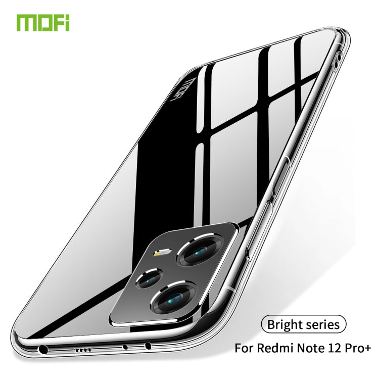 For Xiaomi Redmi Note 12 Pro+ China MOFI Ming Series Ultra-thin TPU Phone Case(Transparent) - Note 12 Pro+ Cases by MOFI | Online Shopping South Africa | PMC Jewellery