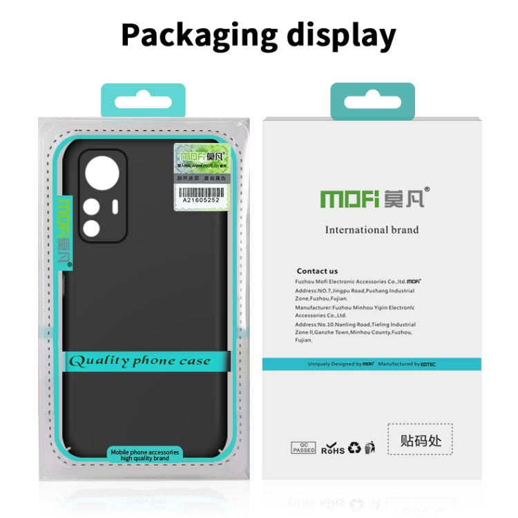 For Xiaomi 12T / Redmi K50 Ultra MOFI Micro Frosted PC Ultra-thin Hard Case(Black) - Xiaomi Cases by MOFI | Online Shopping South Africa | PMC Jewellery