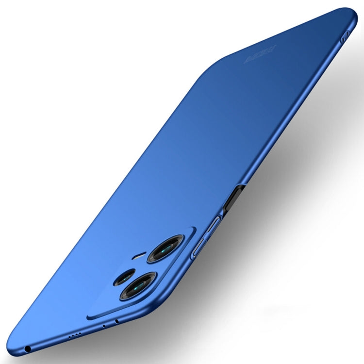 For Xiaomi Redmi Note 12 Pro+ China MOFI Micro Frosted PC Ultra-thin Hard Case(Blue) - Xiaomi Cases by MOFI | Online Shopping South Africa | PMC TechLife | Buy Now Pay Later Mobicred