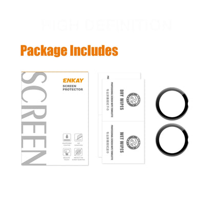 2pcs For Google Pixel Watch ENKAY 3D Full Coverage Soft PC Edge + PMMA HD Screen Protector Film - Google Tempered Glass by ENKAY | Online Shopping South Africa | PMC Jewellery | Buy Now Pay Later Mobicred