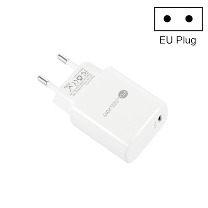 PD11 Mini Single Port PD3.0 USB-C / Type-C 20W Fast Charger for iPhone / iPad Series, EU Plug(White) - USB Charger by PMC Jewellery | Online Shopping South Africa | PMC Jewellery | Buy Now Pay Later Mobicred