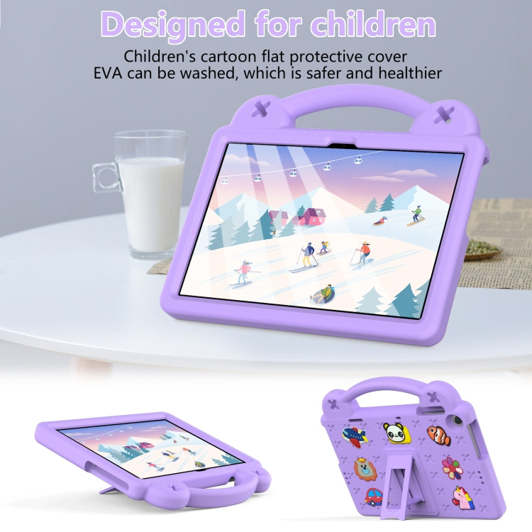 For Lenovo Tab M10 3rd Gen TB328FU / TB328XU 2022 10.1 Handle Kickstand Children EVA Shockproof Tablet Case(Light Purple) - Lenovo by PMC TechLife | Online Shopping South Africa | PMC TechLife | Buy Now Pay Later Mobicred