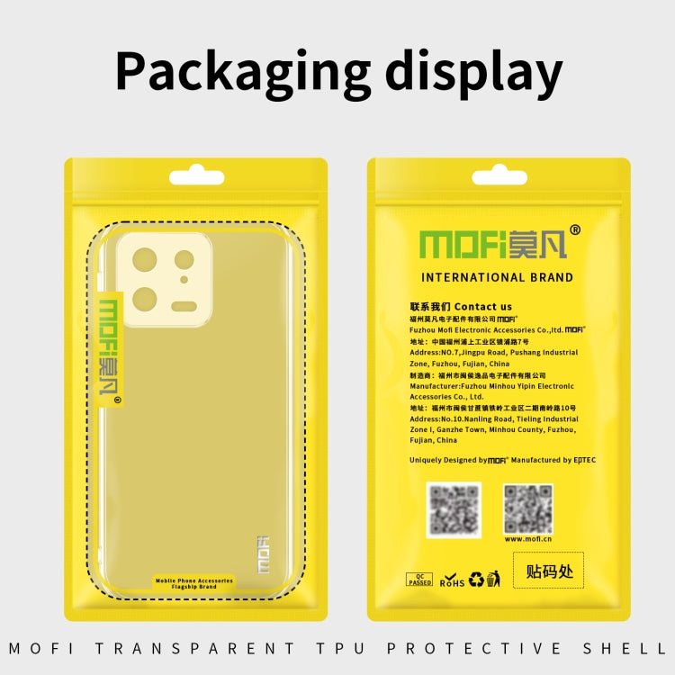 For Xiaomi 13 Pro MOFI Ming Series Ultra-thin TPU Phone Case(Transparent) - free shipping - PMC TechLife - Order now!