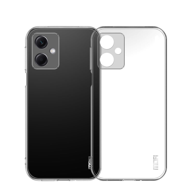 For Xiaomi Redmi Note 12 MOFI Ming Series Ultra-thin TPU Phone Case(Transparent) - Note 12 Cases by MOFI | Online Shopping South Africa | PMC TechLife