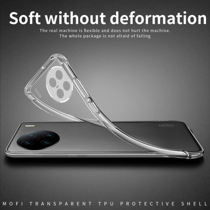 For vivo X90 Pro+ MOFI Ming Series Ultra-thin TPU Phone Case(Transparent) - vivo Cases by MOFI | Online Shopping South Africa | PMC Jewellery