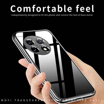 For OnePlus 11R / Ace 2 MOFI Ming Series Ultra-thin TPU Phone Case(Transparent) - OnePlus Cases by MOFI | Online Shopping South Africa | PMC Jewellery