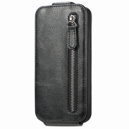 For Xiaomi Redmi A3 4G Zipper Wallet Vertical Flip Leather Phone Case(Black) - Xiaomi Cases by PMC Jewellery | Online Shopping South Africa | PMC Jewellery | Buy Now Pay Later Mobicred