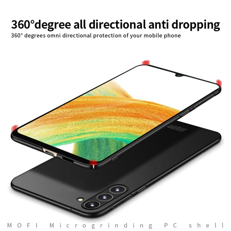 For Samsung Galaxy A34 5G MOFI Frosted PC Ultra-thin Hard Phone Case(Black) - Galaxy Phone Cases by MOFI | Online Shopping South Africa | PMC TechLife | Buy Now Pay Later Mobicred