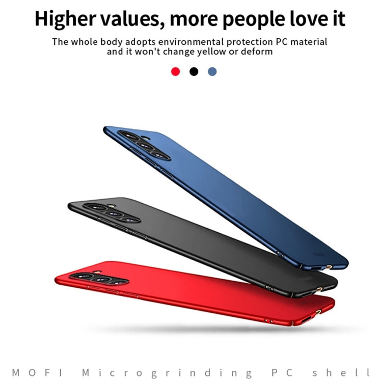For Samsung Galaxy S23 FE 5G MOFI Frosted PC Ultra-thin Hard Phone Case(Red) - Galaxy S23 FE 5G Cases by MOFI | Online Shopping South Africa | PMC TechLife