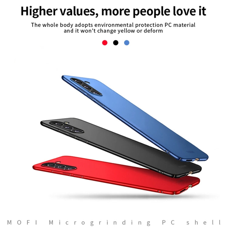 For Samsung Galaxy S24+ 5G MOFI Frosted PC Ultra-thin Hard Phone Case(Blue) - Galaxy S24+ 5G Cases by MOFI | Online Shopping South Africa | PMC Jewellery