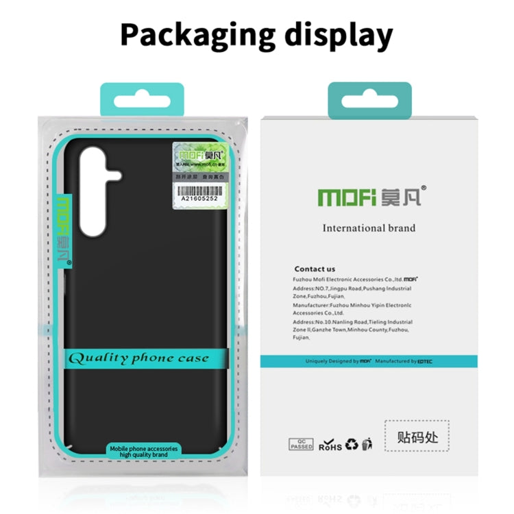 For Samsung Galaxy S25 5G MOFI Frosted PC Ultra-thin Hard Phone Case(Black) - Galaxy S25 5G Cases by MOFI | Online Shopping South Africa | PMC Jewellery | Buy Now Pay Later Mobicred