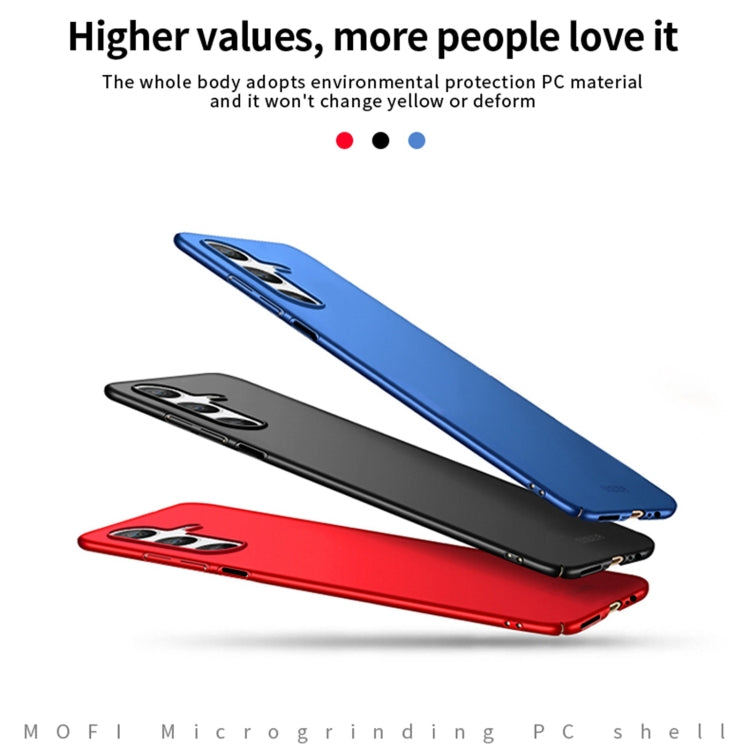 For Samsung Galaxy A14 4G / 5G MOFI Frosted PC Ultra-thin Hard Case(Blue) - Galaxy Phone Cases by MOFI | Online Shopping South Africa | PMC TechLife | Buy Now Pay Later Mobicred