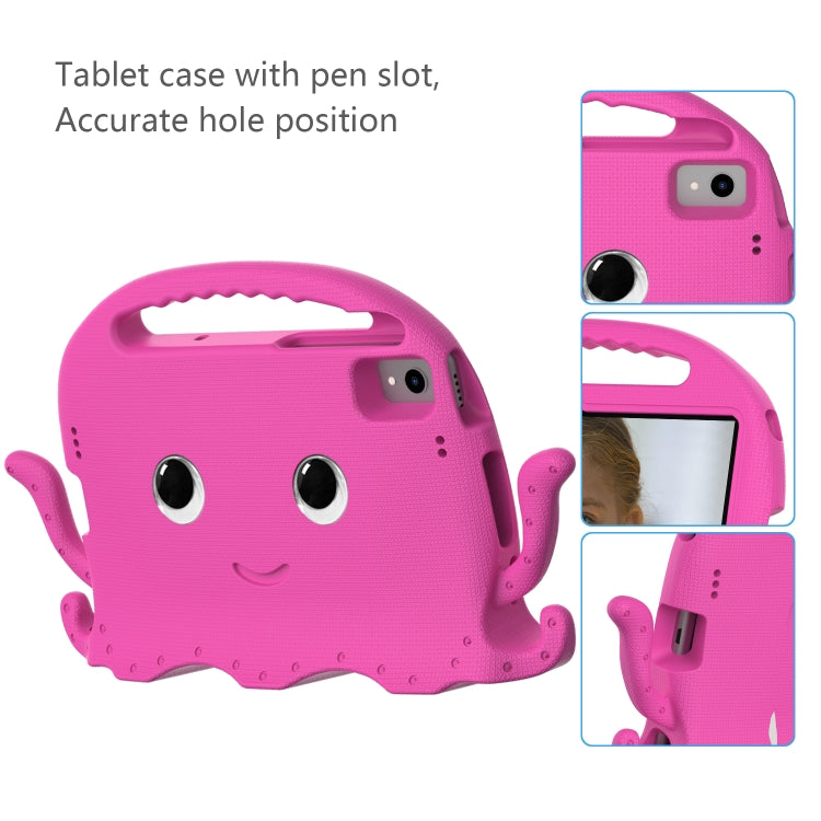For Lenovo K10 TB-X6C6F 10.3 Octopus Style EVA PC Tablet Case(Rose Red) - Lenovo by PMC TechLife | Online Shopping South Africa | PMC TechLife | Buy Now Pay Later Mobicred