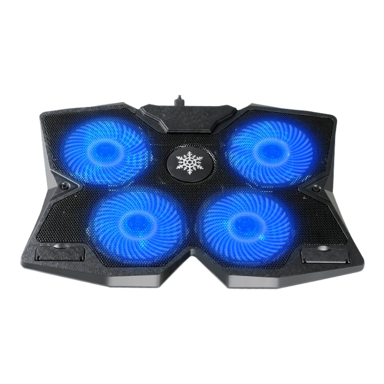 S400 Four Cooling Fans Foldable Adjustable Gaming Laptop Desktop Holder - Cooling Pads by PMC Jewellery | Online Shopping South Africa | PMC Jewellery | Buy Now Pay Later Mobicred