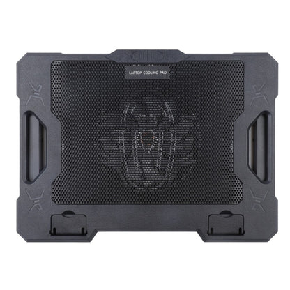 S100 One Fan Adjustable Height Dual USB Ports Laptop Cooling Pad - Cooling Pads by PMC Jewellery | Online Shopping South Africa | PMC Jewellery | Buy Now Pay Later Mobicred