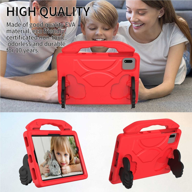 For  Lenovo Tab M11 /Xiaoxin Pad 11 2024 Thumb Bracket EVA Shockproof Tablet Case(RoseRed) - Lenovo by PMC Jewellery | Online Shopping South Africa | PMC Jewellery | Buy Now Pay Later Mobicred