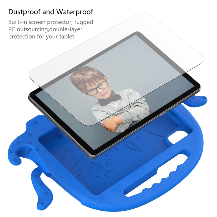 For Lenovo Tab M9 2023 Octopus Style EVA Hybrid PC Shockproof Tablet Case with Strap(Blue) - Lenovo by PMC TechLife | Online Shopping South Africa | PMC TechLife | Buy Now Pay Later Mobicred