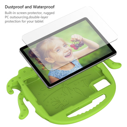 For Lenovo Tab M11 /Xiaoxin Pad 11 2024 Octopus Style EVA Hybrid PC Shockproof Tablet Case with Strap(Grass Green) - Lenovo by PMC Jewellery | Online Shopping South Africa | PMC Jewellery | Buy Now Pay Later Mobicred