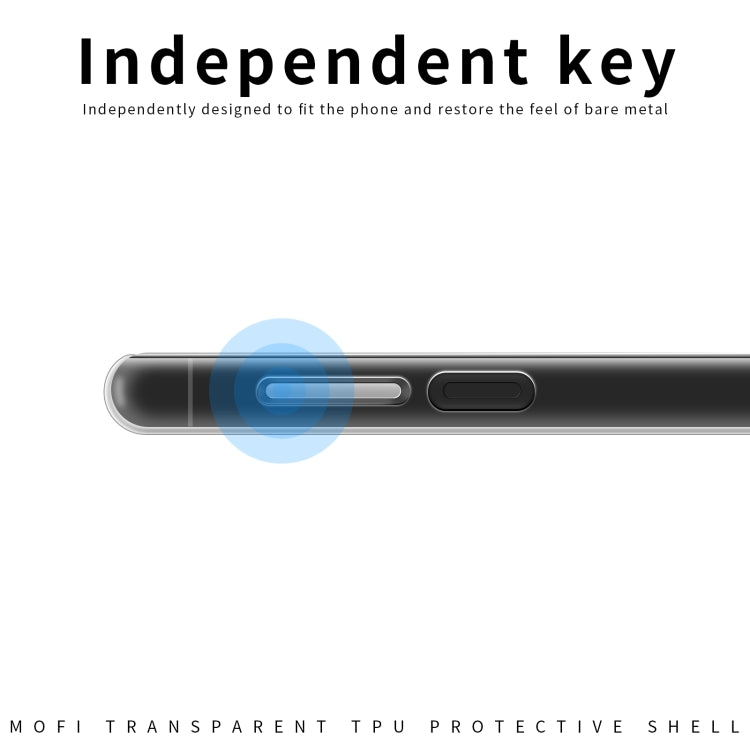 For Xiaomi Redmi Note 12 4G MOFI Ming Series Ultra-thin TPU Phone Case(Transparent) - Note 12 Cases by MOFI | Online Shopping South Africa | PMC TechLife