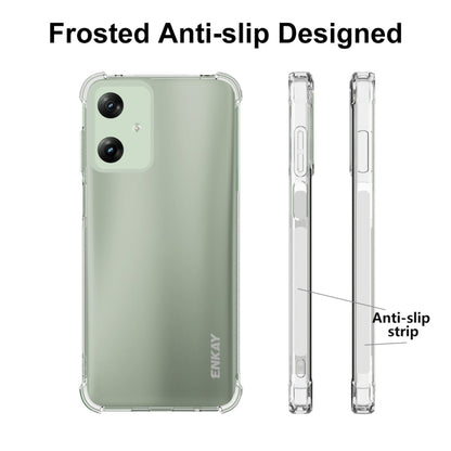 For Motorola Moto G Play 4G 2024 ENKAY Hat-Prince Transparent TPU Shockproof Phone Case - Motorola Cases by ENKAY | Online Shopping South Africa | PMC Jewellery | Buy Now Pay Later Mobicred