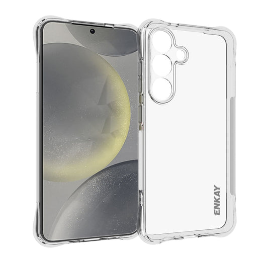 For Samsung Galaxy S25 5G ENKAY Clear TPU Shockproof Anti-slip Phone Case - Galaxy S25 5G Cases by ENKAY | Online Shopping South Africa | PMC Jewellery | Buy Now Pay Later Mobicred