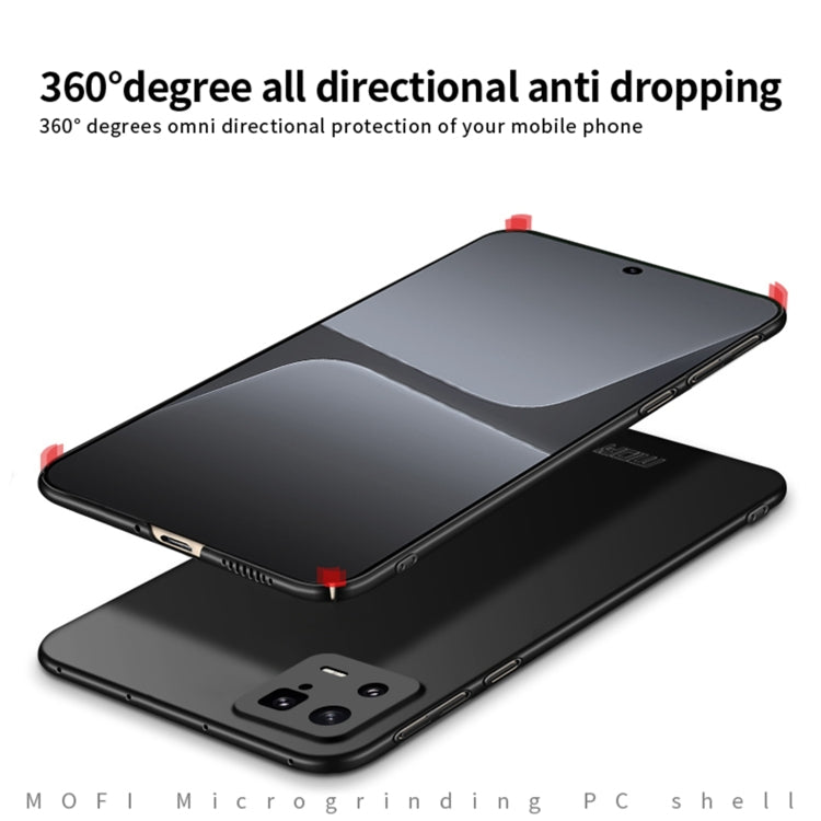 For Xiaomi 13 MOFI Frosted Ultra-thin PC Hard Case(Red) - Xiaomi Cases by MOFI | Online Shopping South Africa | PMC TechLife | Buy Now Pay Later Mobicred