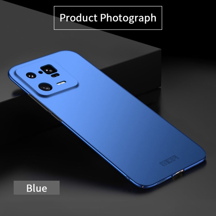 For Xiaomi 13 Pro MOFI Frosted Ultra-thin PC Hard Case(Blue) - Xiaomi Cases by MOFI | Online Shopping South Africa | PMC TechLife | Buy Now Pay Later Mobicred