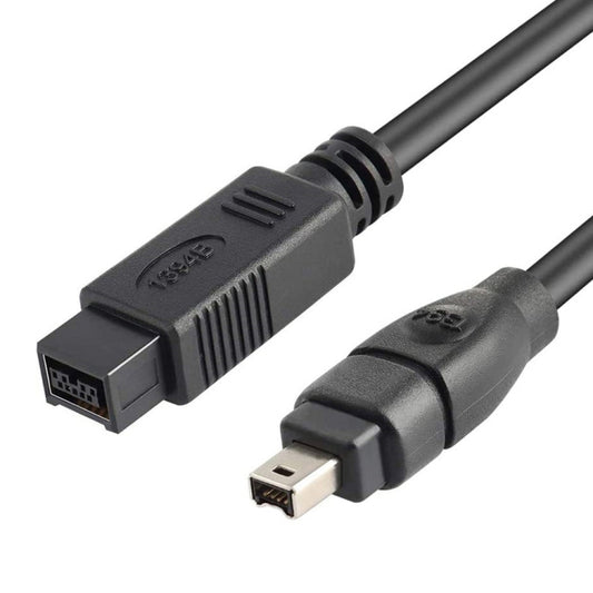 JUNSUNMAY FireWire High Speed Premium DV 800 9 Pin Male To FireWire 400 4 Pin Male IEEE 1394 Cable, Length:1.8m - 1394 Series by JUNSUNMAY | Online Shopping South Africa | PMC Jewellery | Buy Now Pay Later Mobicred