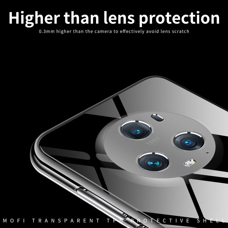 For Honor Magic5 Pro MOFI Ming Series Ultra-thin TPU Phone Case(Transparent) - Honor Cases by MOFI | Online Shopping South Africa | PMC TechLife | Buy Now Pay Later Mobicred