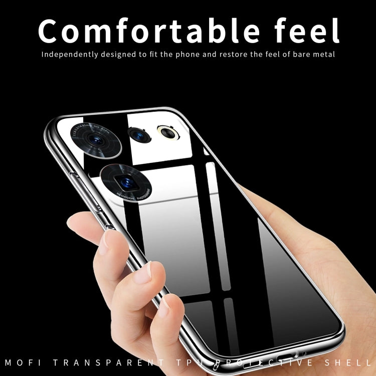 For ZTE Nubia Z50 Ultra MOFI Ming Series Ultra-thin TPU Phone Case(Transparent) - ZTE Cases by MOFI | Online Shopping South Africa | PMC Jewellery