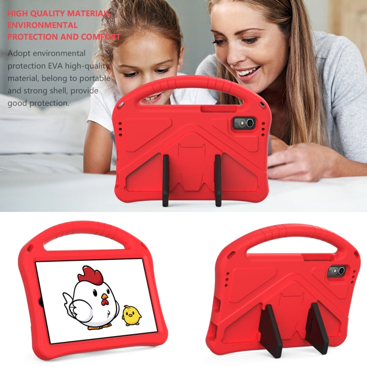 For Lenovo Tab M9 TB-310FU 2023 EVA Shockproof Tablet Case with Holder(Red) - Lenovo by PMC TechLife | Online Shopping South Africa | PMC TechLife | Buy Now Pay Later Mobicred