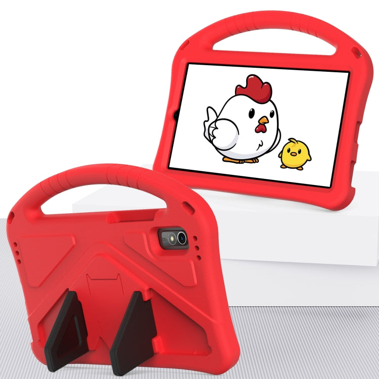 For Lenovo Tab M9 TB-310FU 2023 EVA Shockproof Tablet Case with Holder(Red) - Lenovo by PMC TechLife | Online Shopping South Africa | PMC TechLife | Buy Now Pay Later Mobicred
