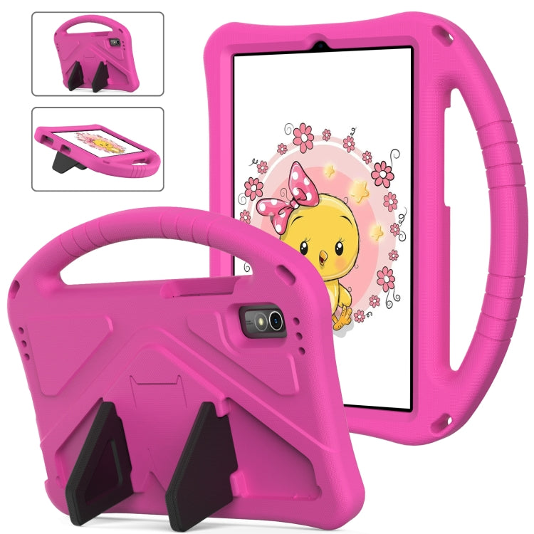 For Lenovo Tab M9 TB-310FU 2023 EVA Shockproof Tablet Case with Holder(RoseRed) - Lenovo by PMC TechLife | Online Shopping South Africa | PMC TechLife | Buy Now Pay Later Mobicred