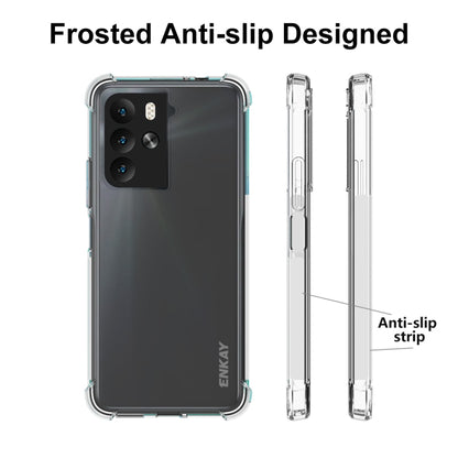 For HTC U23 ENKAY Hat-Prince Transparent TPU Shockproof Phone Case - HTC by ENKAY | Online Shopping South Africa | PMC Jewellery | Buy Now Pay Later Mobicred