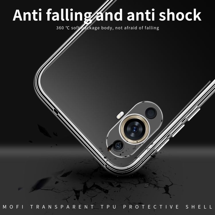 For Huawei nova 11 4G MOFI Ming Series Transparent Ultra-thin TPU Phone Case - Huawei Cases by MOFI | Online Shopping South Africa | PMC TechLife | Buy Now Pay Later Mobicred