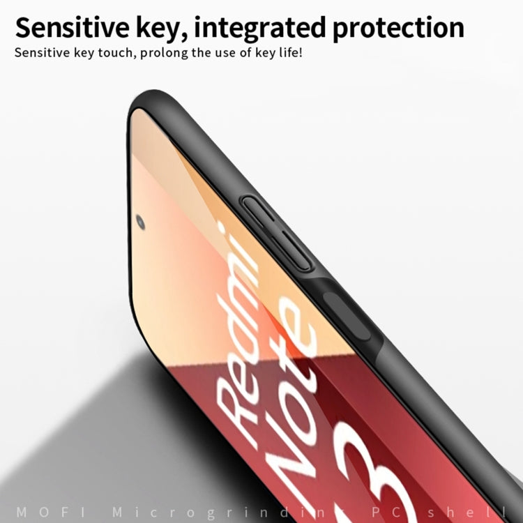 For Xiaomi Redmi Note 13 4G MOFI Micro-Frosted PC Ultra-thin Hard Phone Case(Blue) - Xiaomi Cases by MOFI | Online Shopping South Africa | PMC TechLife | Buy Now Pay Later Mobicred