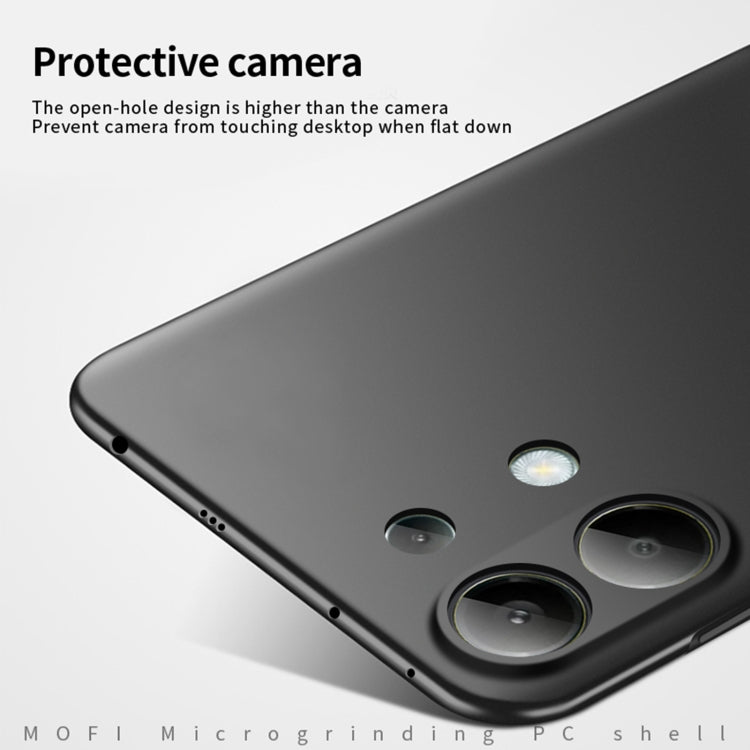 For Xiaomi Redmi Note 13 4G MOFI Micro-Frosted PC Ultra-thin Hard Phone Case(Blue) - Xiaomi Cases by MOFI | Online Shopping South Africa | PMC TechLife | Buy Now Pay Later Mobicred