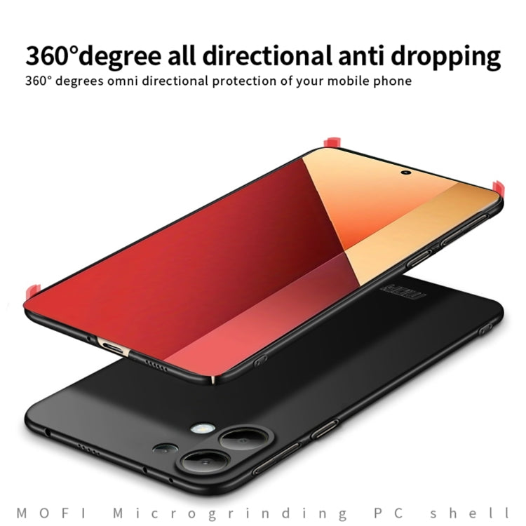 For Xiaomi Redmi Note 13 Pro 4G MOFI Micro-Frosted PC Ultra-thin Hard Phone Case(Red) - Note 13 Pro Cases by MOFI | Online Shopping South Africa | PMC Jewellery