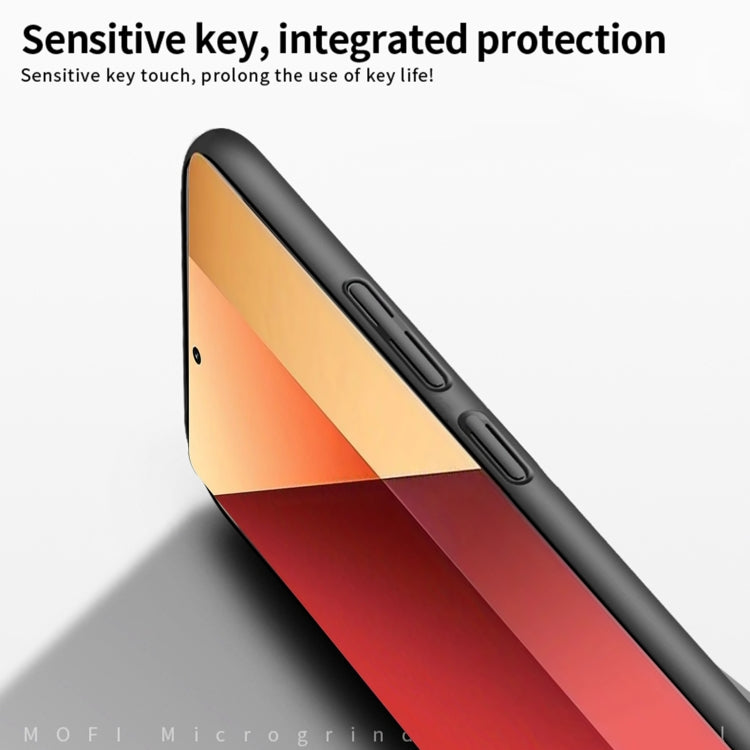 For Xiaomi Redmi Note 13 Pro 4G MOFI Micro-Frosted PC Ultra-thin Hard Phone Case(Red) - Note 13 Pro Cases by MOFI | Online Shopping South Africa | PMC Jewellery