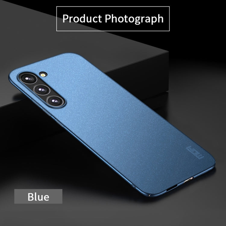 For Samsung Galaxy S24+ 5G MOFI Fandun Series Frosted PC Ultra-thin All-inclusive Phone Case(Blue) - Galaxy S24+ 5G Cases by MOFI | Online Shopping South Africa | PMC Jewellery