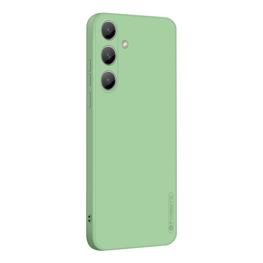 For Samsung Galaxy S24+ 5G PINWUYO Sense Series Liquid Silicone TPU Phone Case(Green) - Galaxy S24+ 5G Cases by PINWUYO | Online Shopping South Africa | PMC Jewellery | Buy Now Pay Later Mobicred