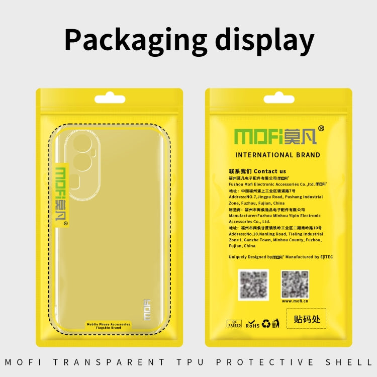 For OPPO A79 5G / A2 MOFI Ming Series Transparent Ultra-thin TPU Phone Case(Transparent) - OPPO Cases by MOFI | Online Shopping South Africa | PMC Jewellery