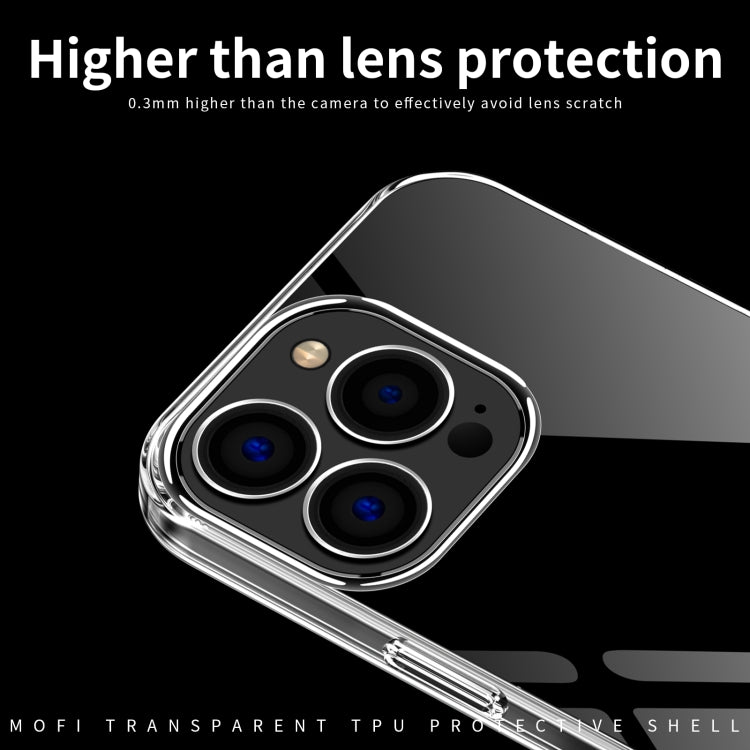 For iPhone 15 Plus MOFI Ming Series Ultra-thin TPU Phone Case(Transparent) - free shipping - PMC TechLife - Order now!